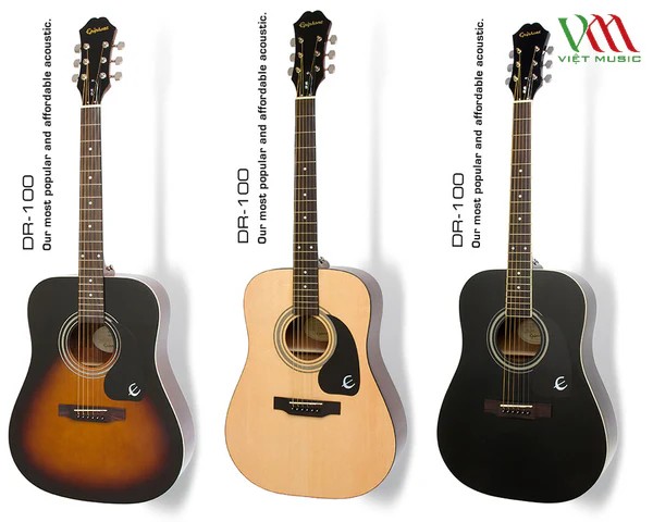 Đàn Guitar Acoustic Epiphone DR100 chính hãng được nhiều người săn đón