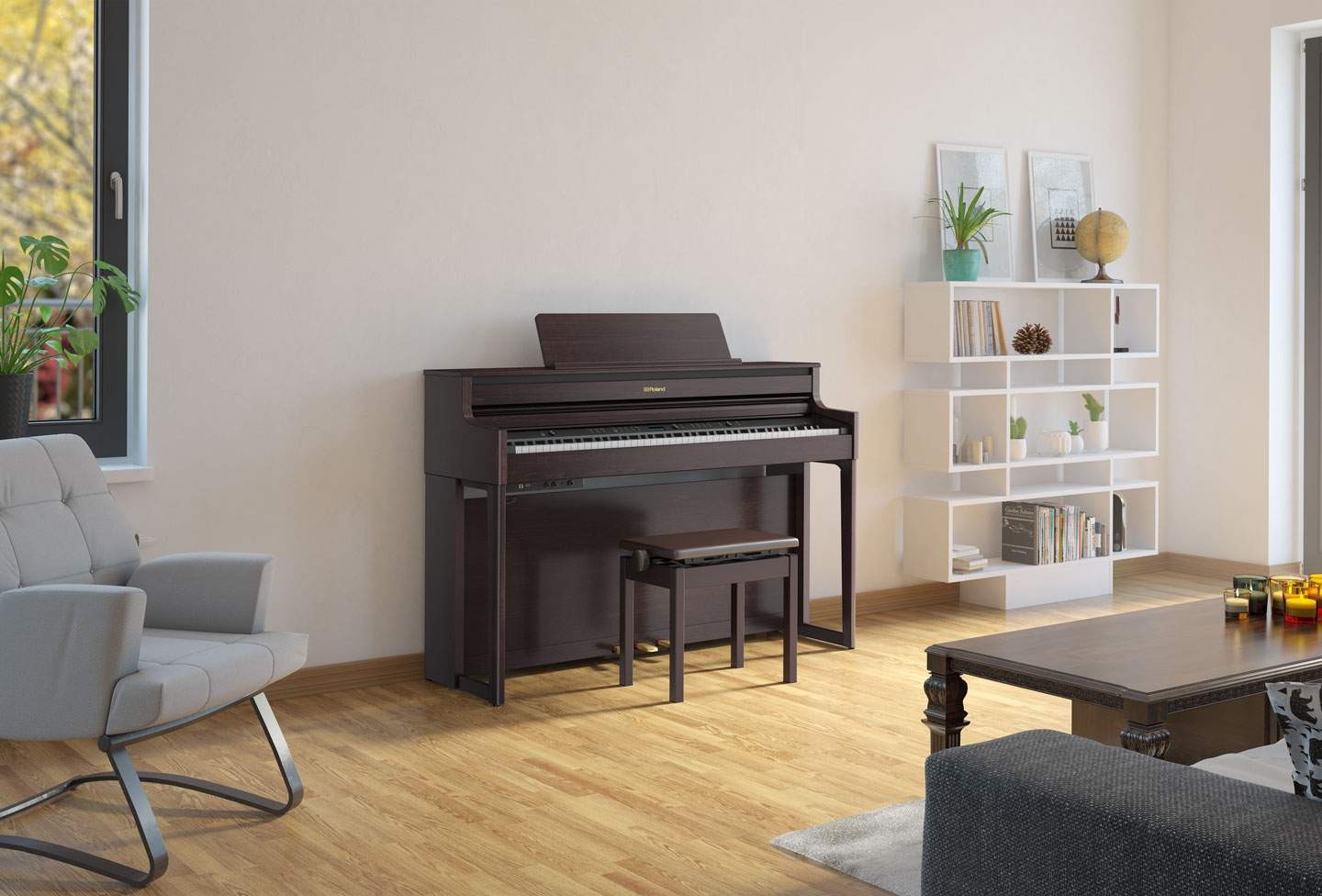 Bàn chân người chơi piano trên pedal
