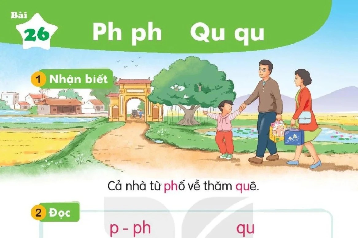 Sách Tiếng Việt 1 có dạy chữ ‘p’ không?