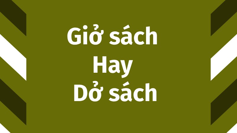 Giở Sách Hay Dở Sách: Chìa Khóa Để Viết Đúng Chính Tả Trong Tiếng Việt 1 gio sach hay do sach 1