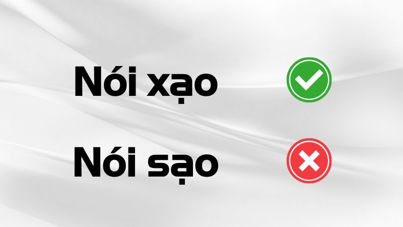 Minh họa sự phân vân giữa 'x' và 's' trong tiếng Việt
