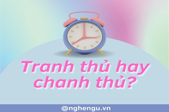Người đang cố gắng tranh thủ thời gian để làm việc hiệu quả