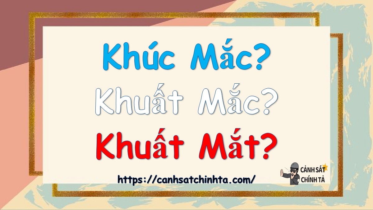 Minh họa sự khác biệt giữa các khái niệm trong tiếng Việt