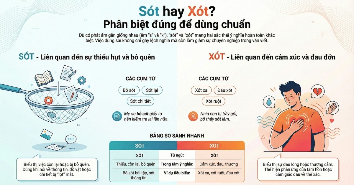 sot hay xot tu nao dung cach dung theo ngu nghia 1 1